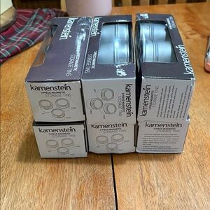 Kamenstein 3-Piece Magnetic Storage Tins. NEW